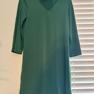 Michael Kors Green V-Neck Dress